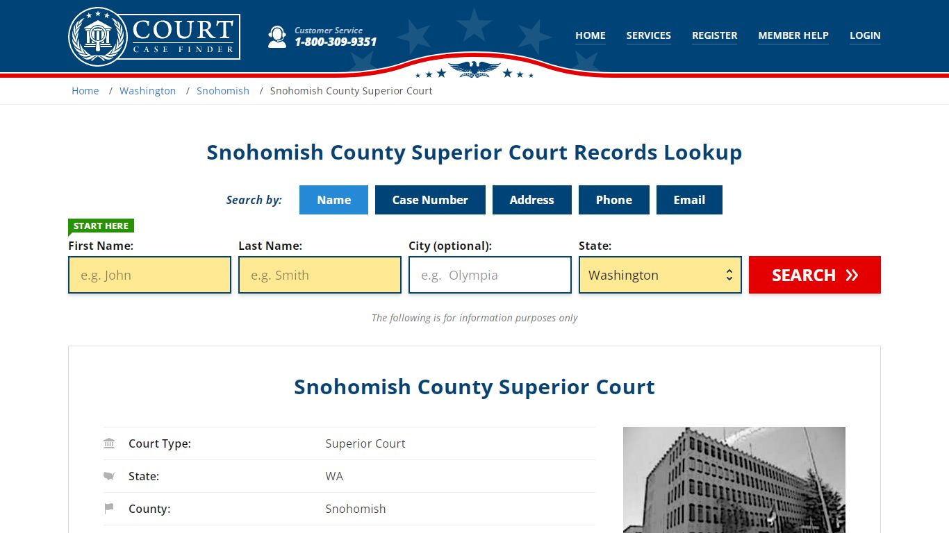 Snohomish County Superior Court Records Lookup